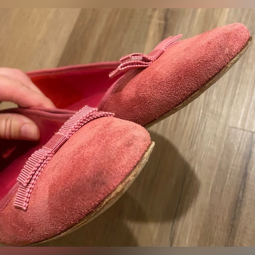 DÔEN Odette Suede Ballet Flat Dusty Pink Size EU 37/US 6.5 - Picture 10 of 13
